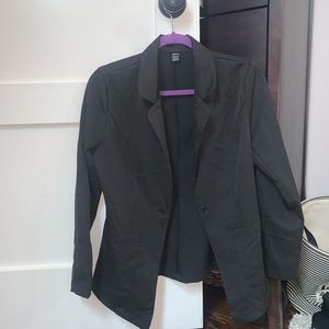 2 piece black suit